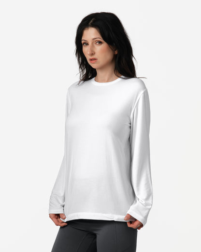 Adult Fidget-T Long-Sleeve-White