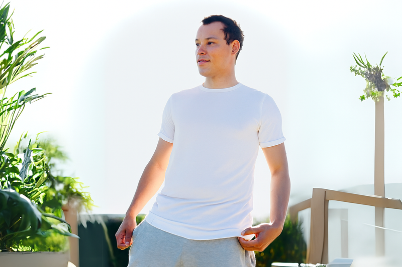 Adult Fidget-T Short Sleeve-White