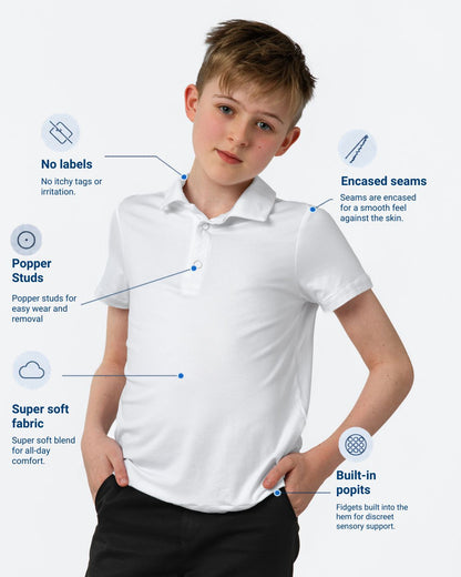 Fidget-T School Polo (PREORDER ONLY)