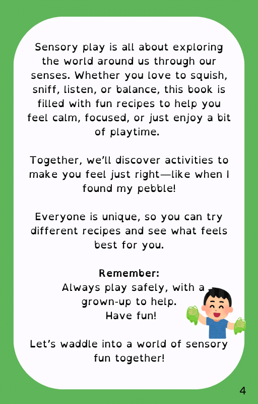 Comfy's Digital Sensory Play Recipe Book