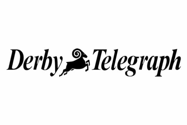 The logo for the newspaper Derby Telegraph